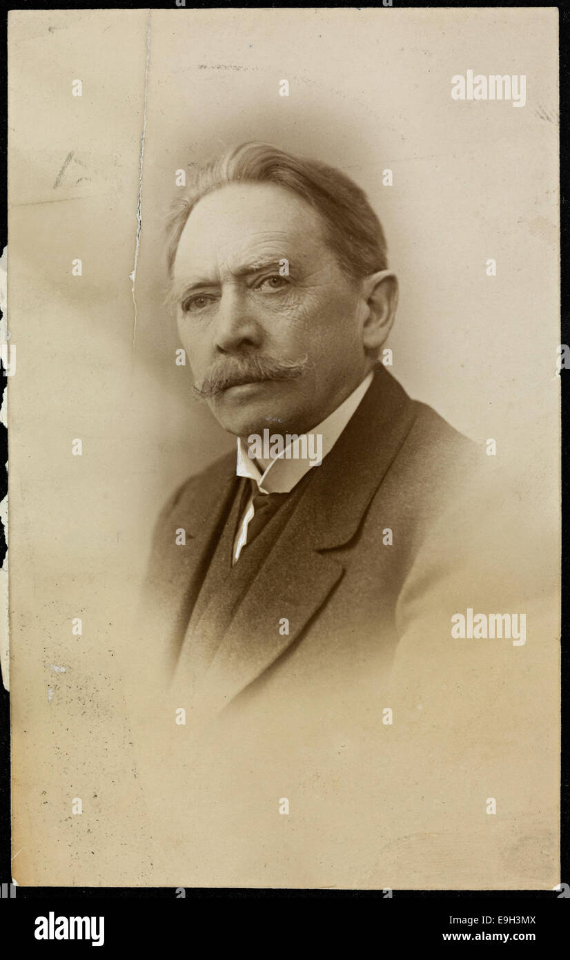 Portrett av Per Winge (1858-1935) Stock Photo