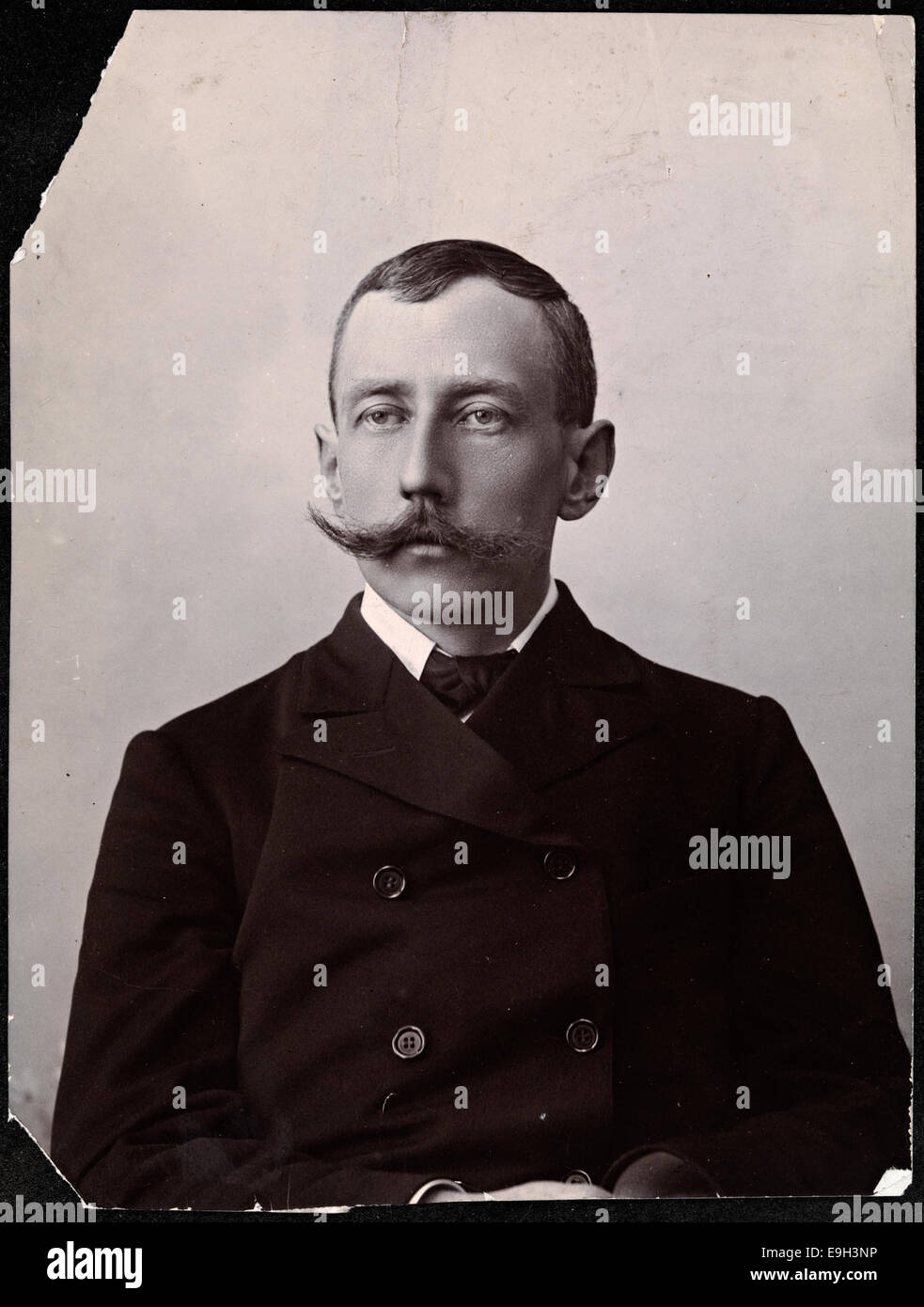 Portrett av Roald Amundsen, ca 1909 Stock Photo