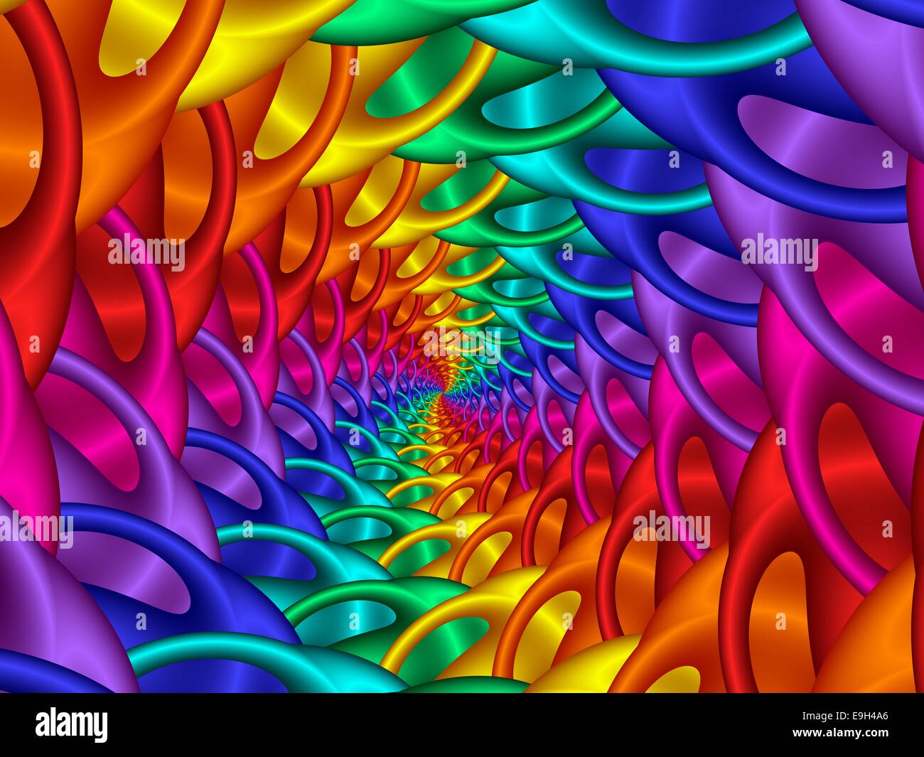 Rainbow spiral hi-res stock photography and images - Alamy