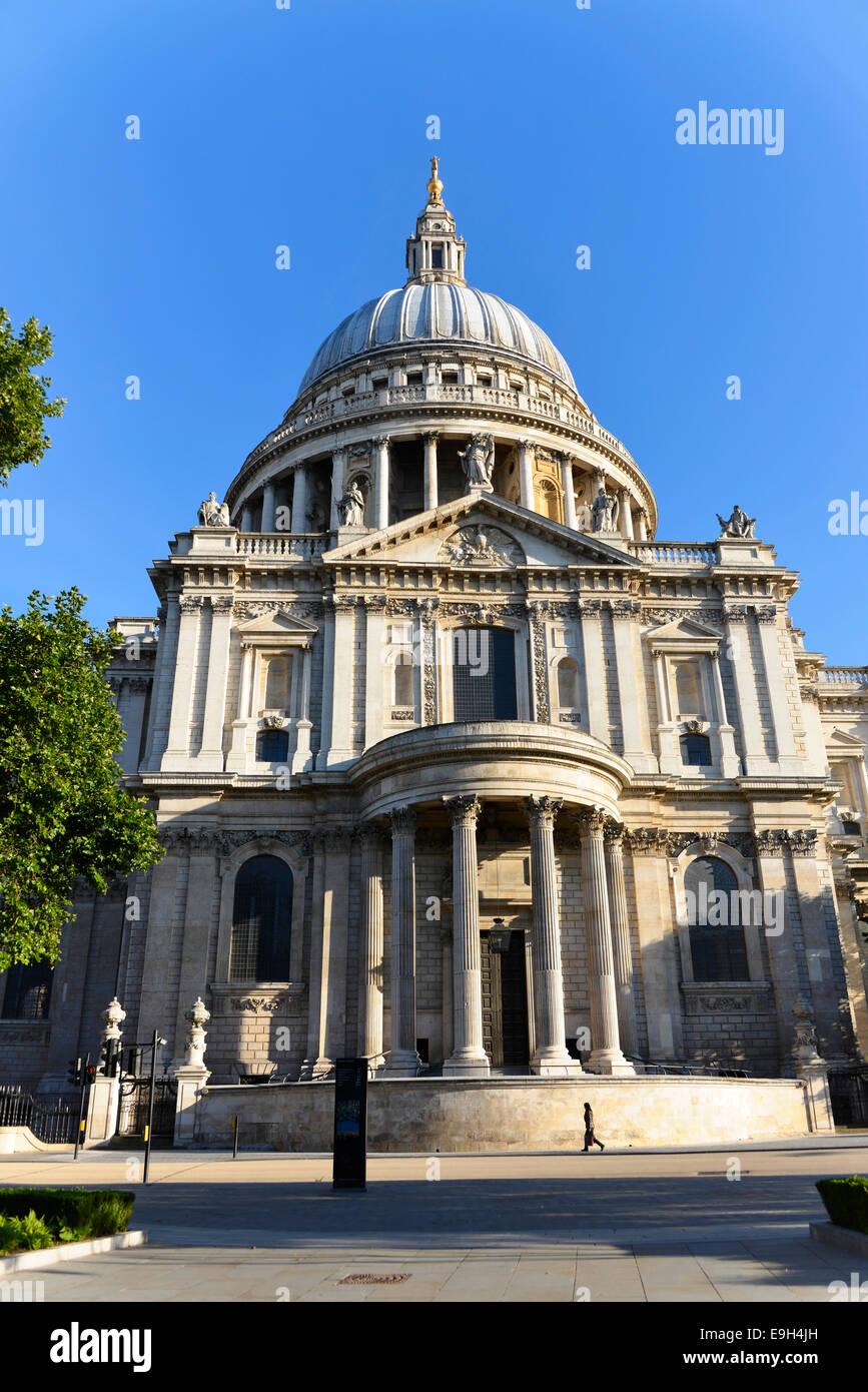 St. Paul's Cathedral, southern facade, London, London region, England, United Kingdom Stock Photo