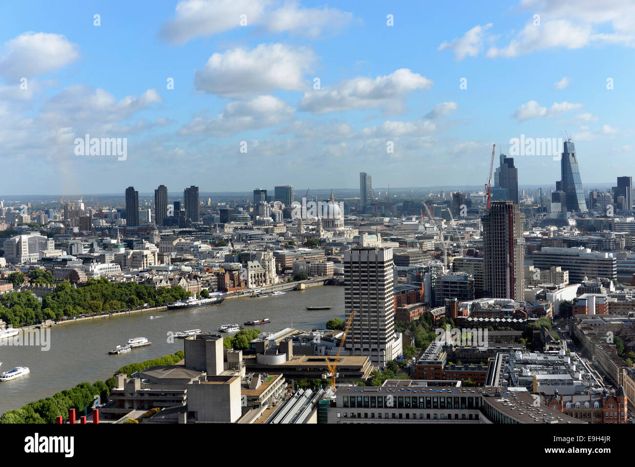 Views of London with the City of London at back, London, Greater London ...