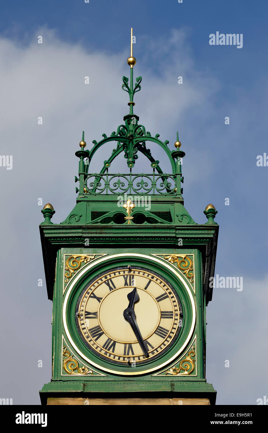 Clock Tower, Otley, West Yorkshire, England, United Kingdom Stock Photo