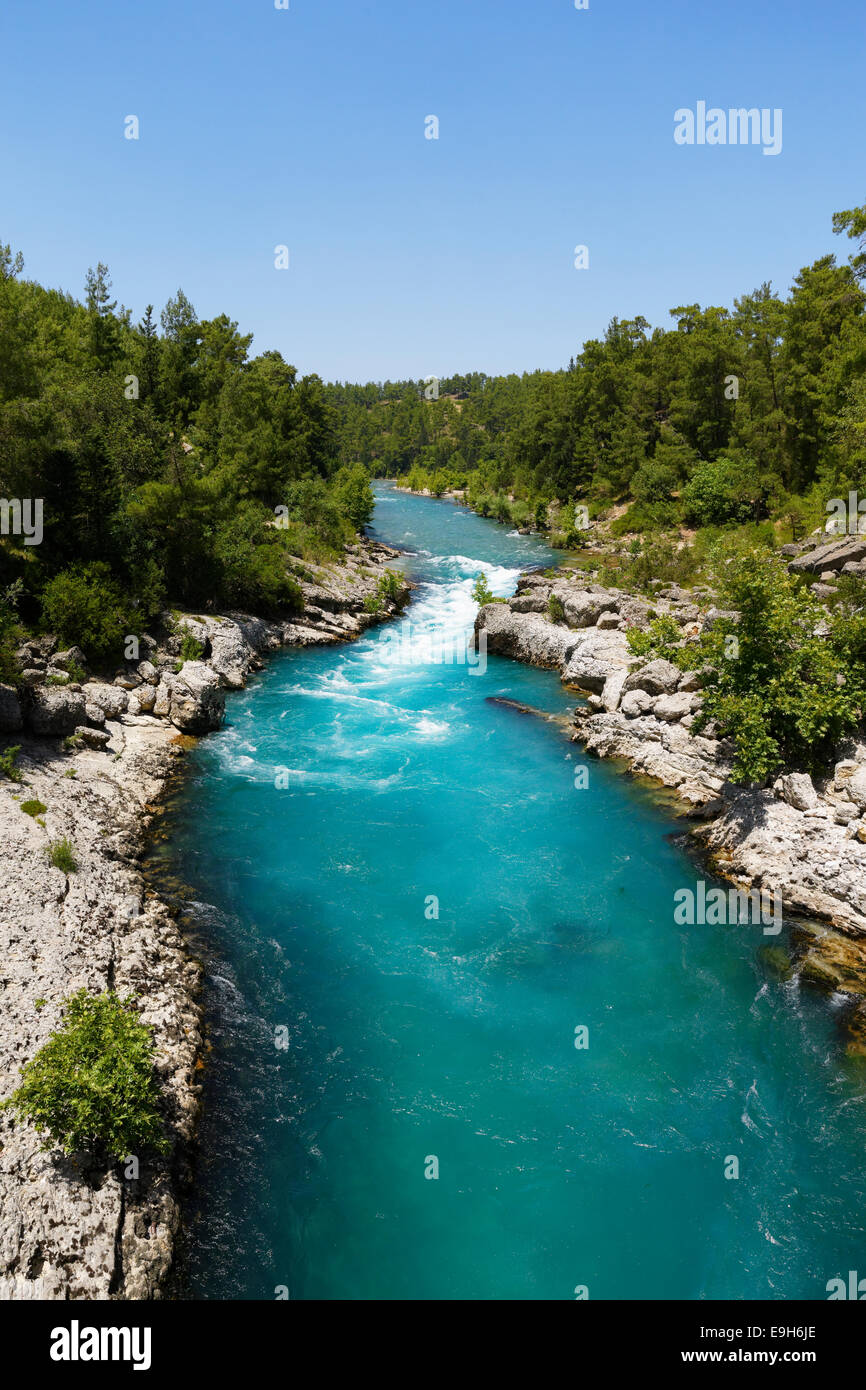 Köprüçay River, Taurus Mountains, Köprülü Canyon National Park, Antalya Province, Turkey Stock Photo