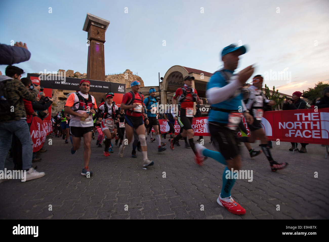 The start of the 60km and 110km races of the “North Face Cappadocia Ultra  Trail” first edition. © Piero Castellano/Pacific Press/Alamy Live News  Stock Photo - Alamy