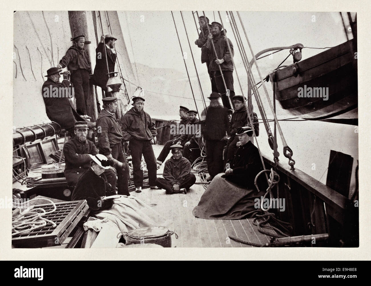 s. 26 Near Aalsund ['Cruise of the 'Nereid' 1869'] Stock Photo