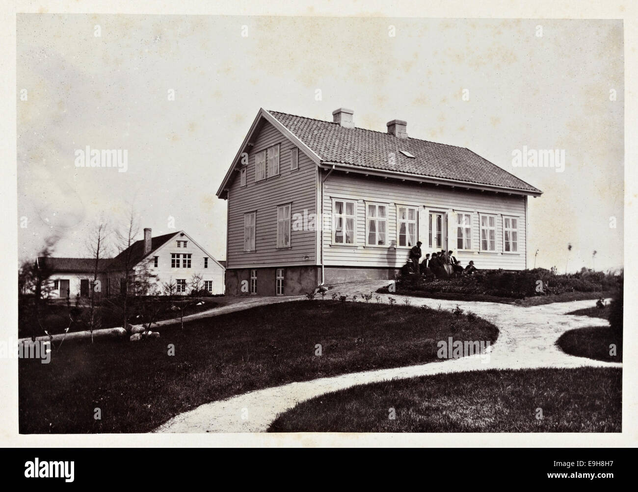 s. 88 Endre Dahl's Summer Residence ['Cruise of the 'Nereid' 1869'] Stock Photo