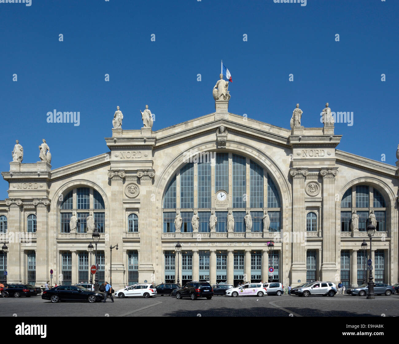 Paris Est station or Gare de l'Est, Paris, Île-de-France, France Stock Photo