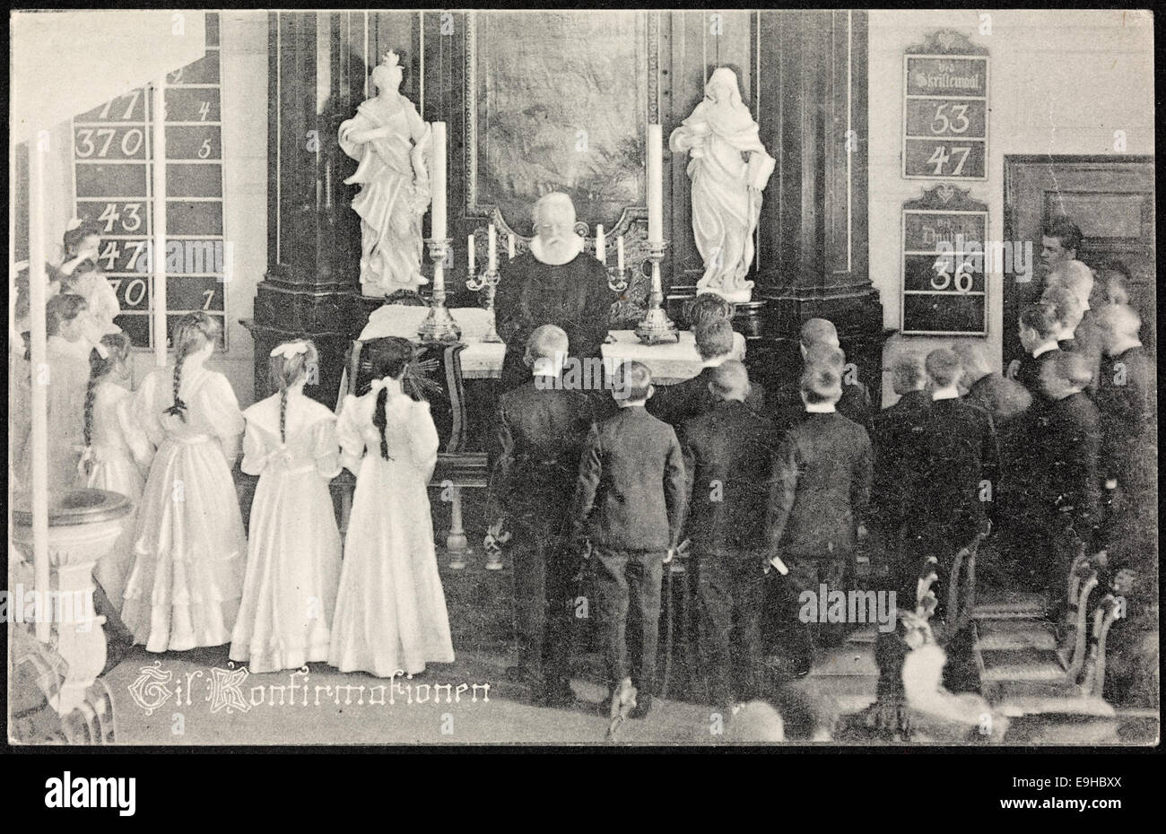 Til Konfirmationen, 1908 Stock Photo