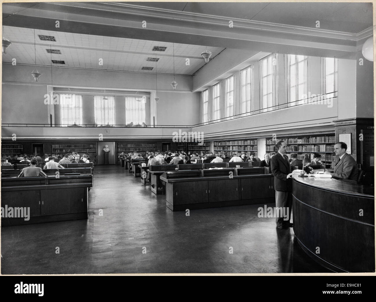 Universitetsbibliotekets lesesal Stock Photo