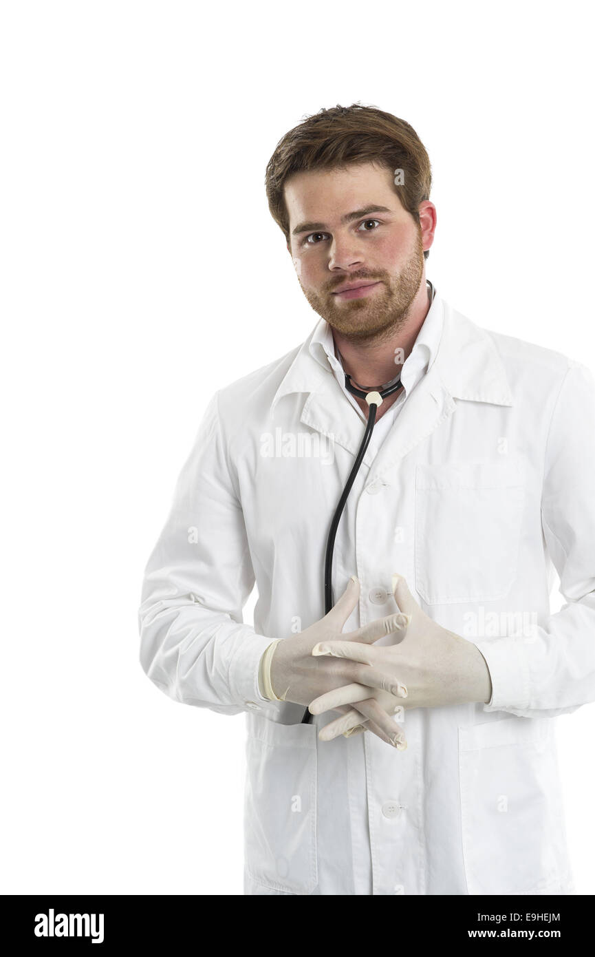 Protection against infection with gloves Stock Photo Alamy