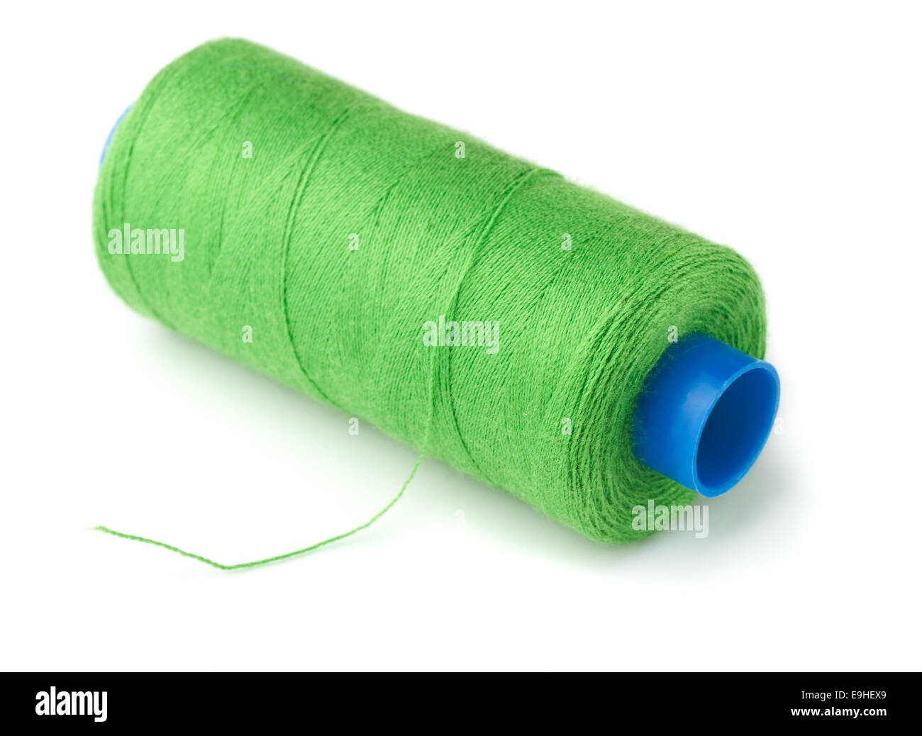 Green thread Stock Photo