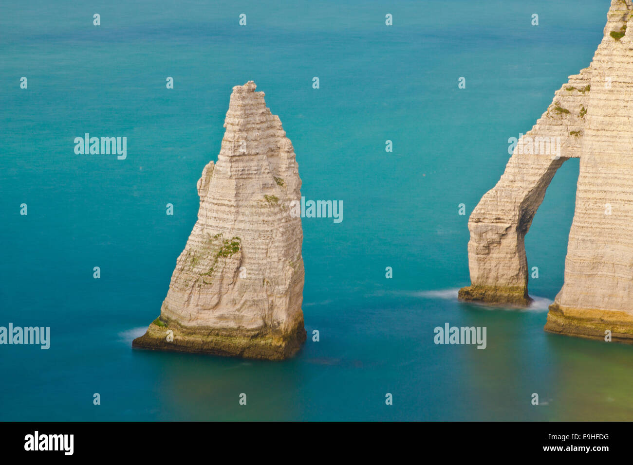 Coast of Etretat (Étretat), France Stock Photo