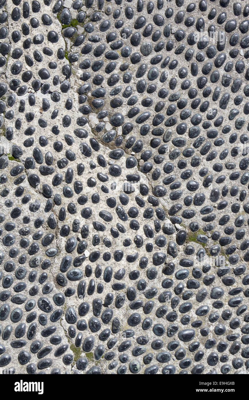 Rock with embedded stones hi res stock photography and images alamy