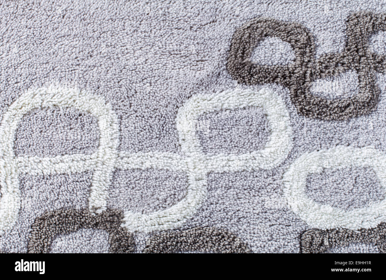 Close up of gray carpet texture Stock Photo