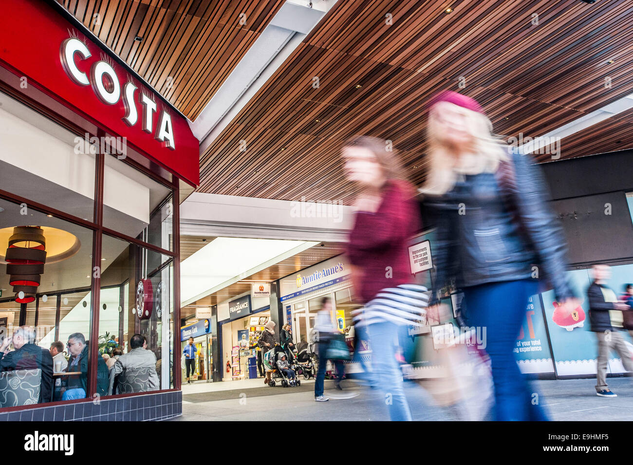 Views of Ealing Broadway Shopping Centre and units saturday 23rd