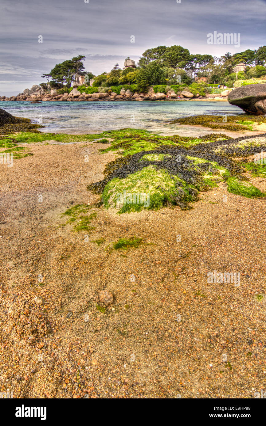 Pink Granite Coast, Brittany, France Stock Photo - Alamy