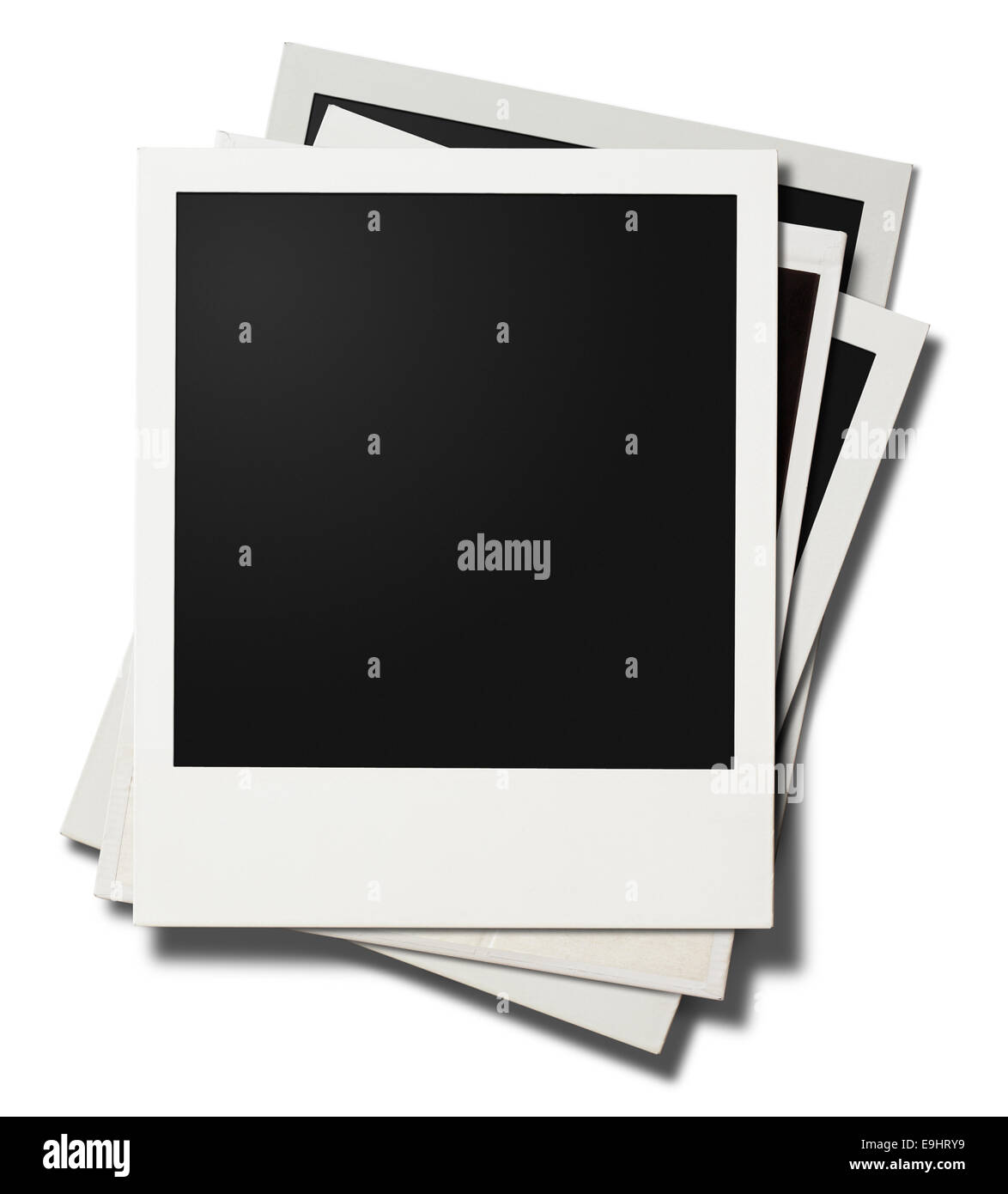 polaroid photo frame isolated on white Stock Photo