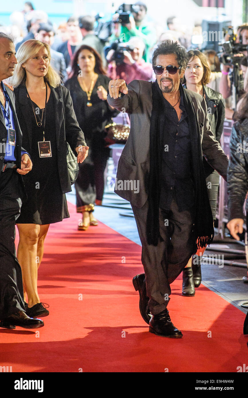 Al Pacino attends the THE UK PREMIERE OF SALOMÉ & WILDE SALOMÉ on 21/09/2014 at BFI SOUTHBANK, London. Persons pictured: Al Pacino. Picture by Julie Edwards Stock Photo