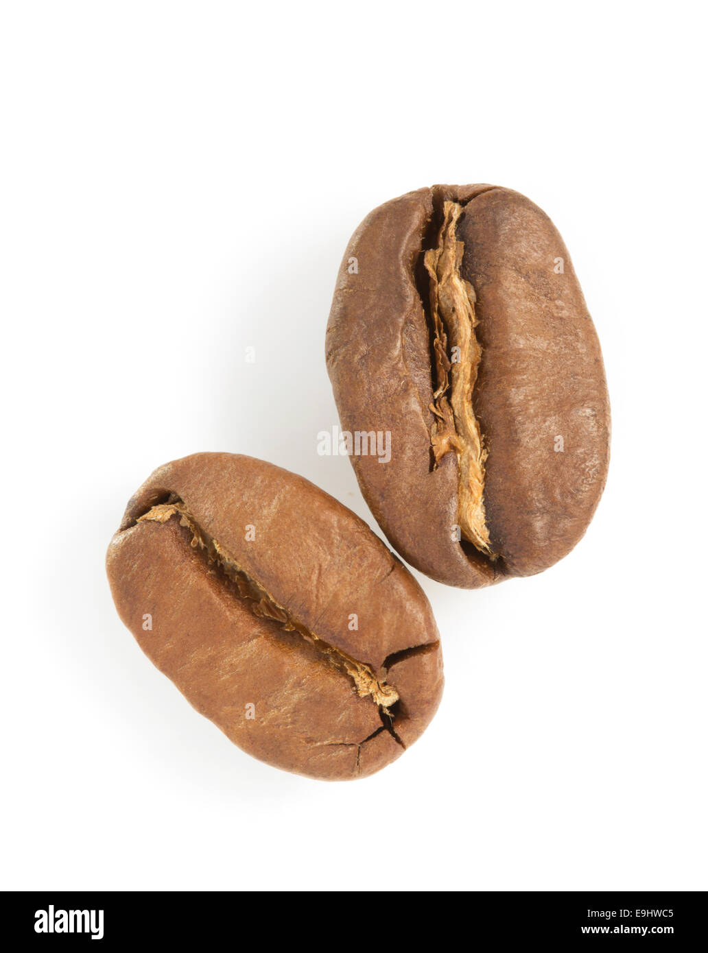 coffee beans isolated on white background Stock Photo - Alamy