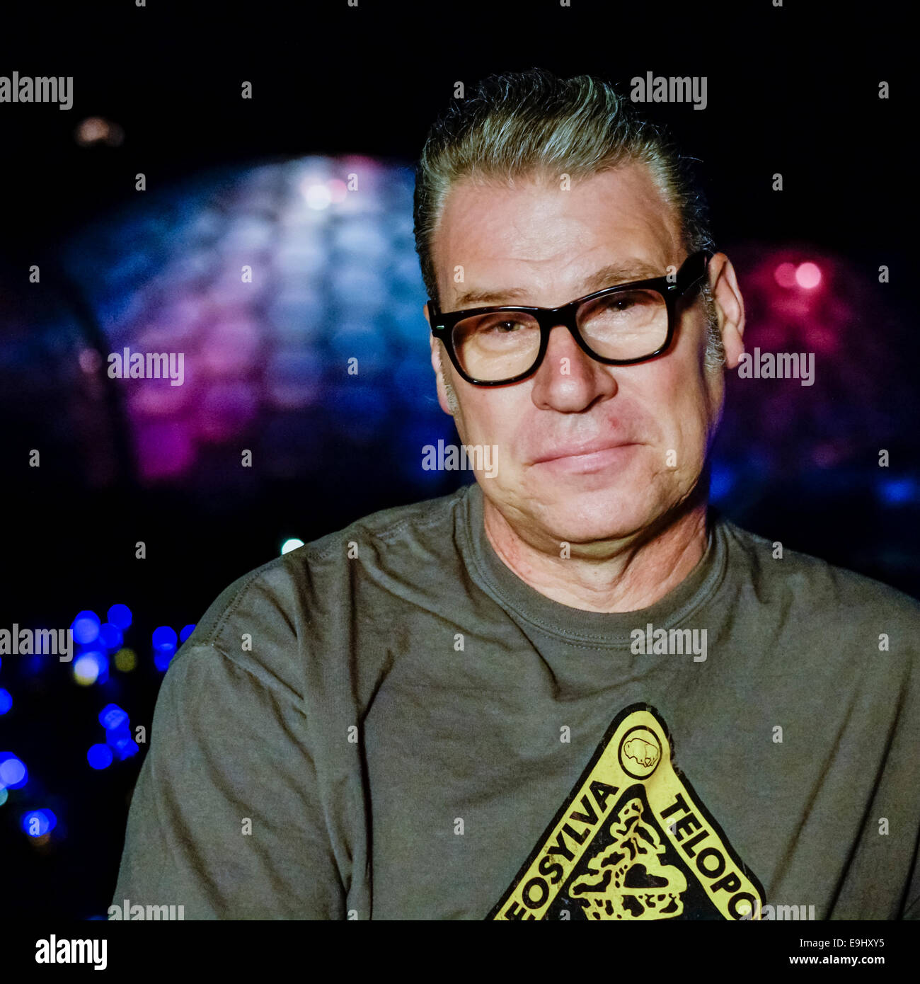 26/10/2014: The Eden Project, Cornwall. Mark Kermode presents one of his favorite films "SILENT RUNNING" Stock Photo