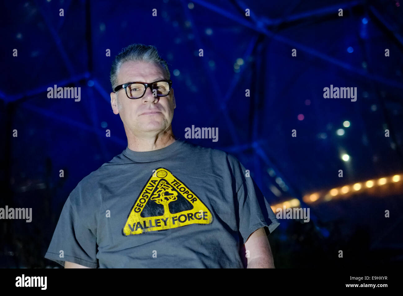 26/10/2014: The Eden Project, Cornwall. Mark Kermode presents one of his favorite films 'SILENT RUNNING' Stock Photo