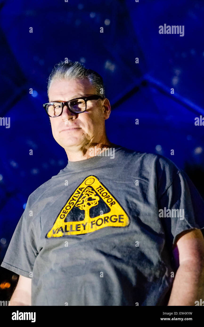 26/10/2014: The Eden Project, Cornwall. Mark Kermode presents one of his favorite films "SILENT RUNNING" Stock Photo