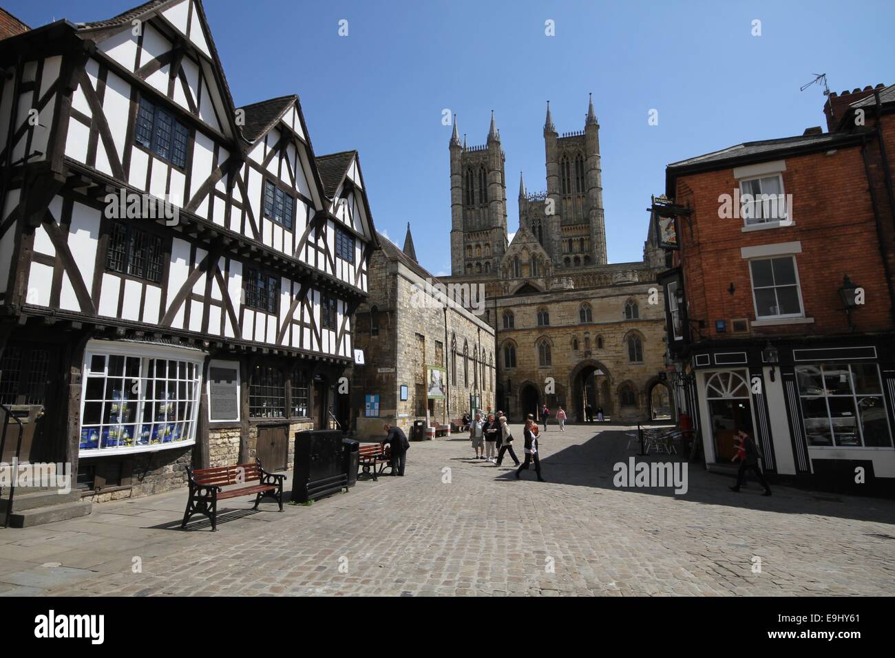 Castle Square, Lincoln, UK Stock Photo Alamy