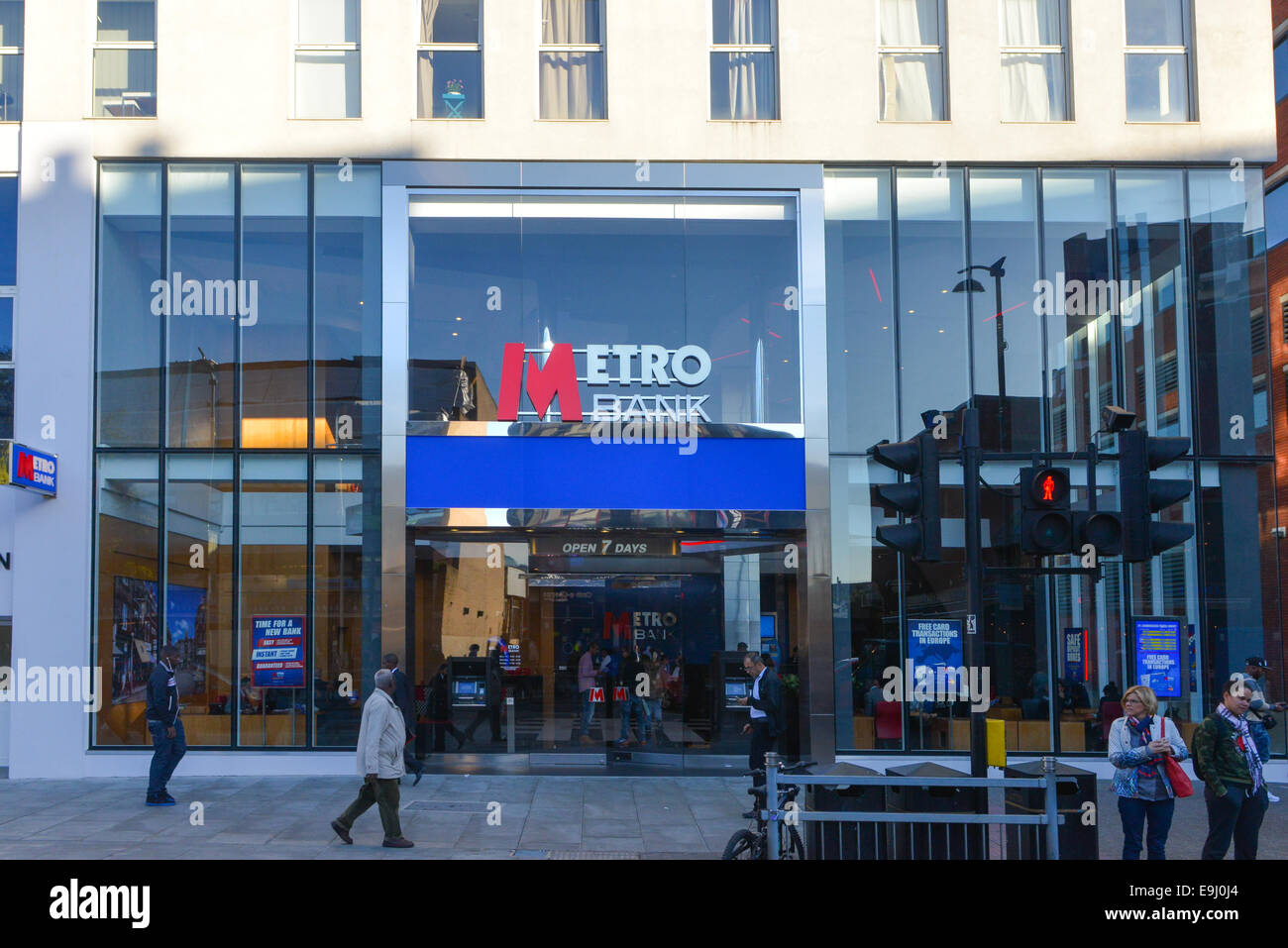 Metro Bank branch Wood Green London Stock Photo