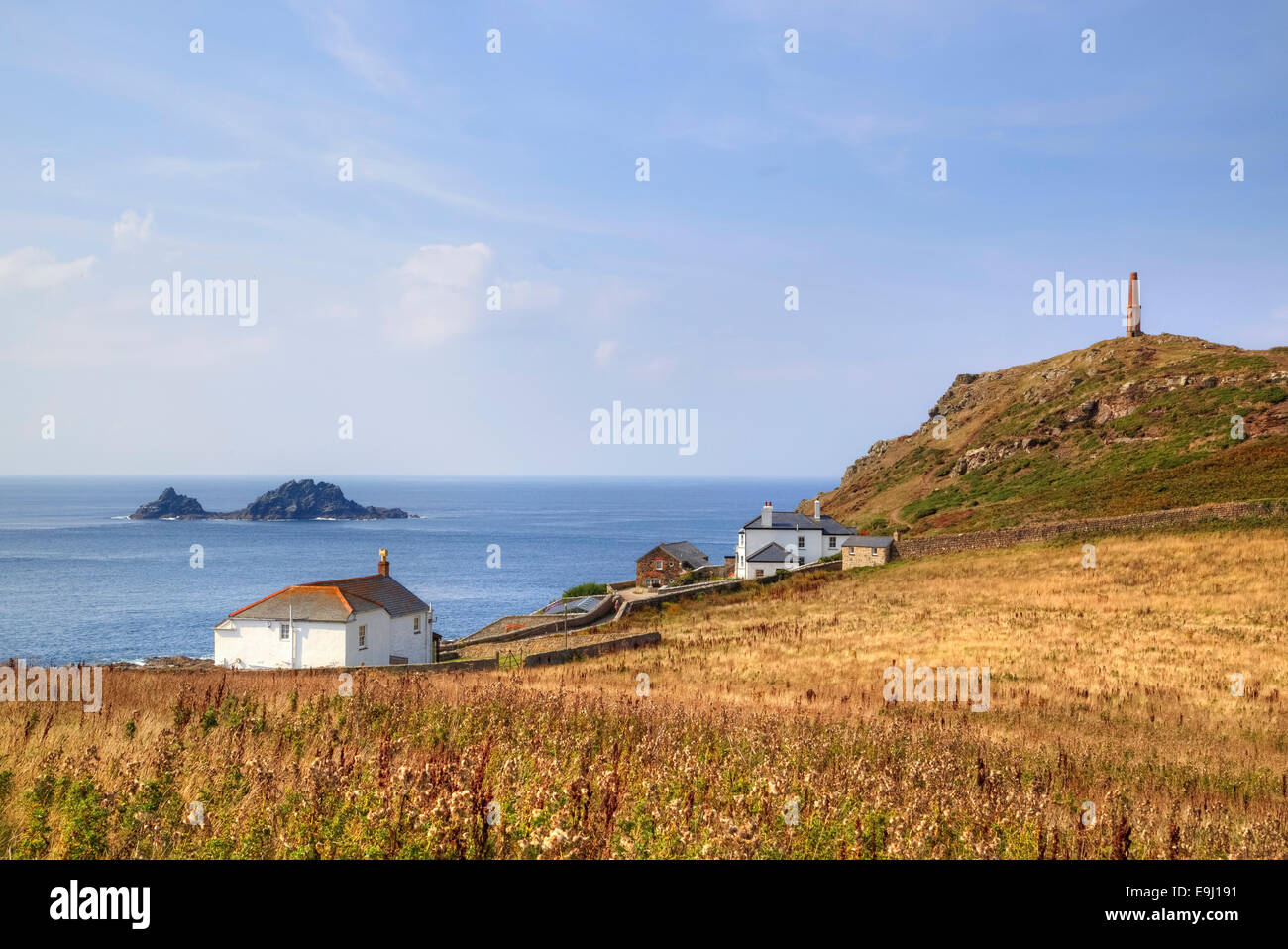 Cape Cornwall, St Just, Cornwall, England, United Kingdom Stock Photo