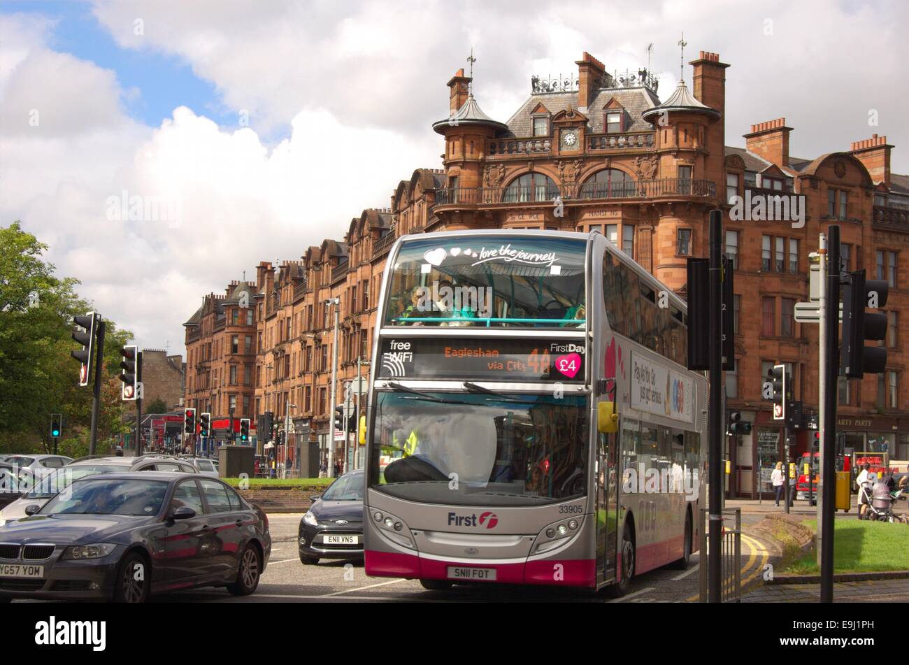 Charing Cross in Glasgow, Scotland Stock Photo Alamy