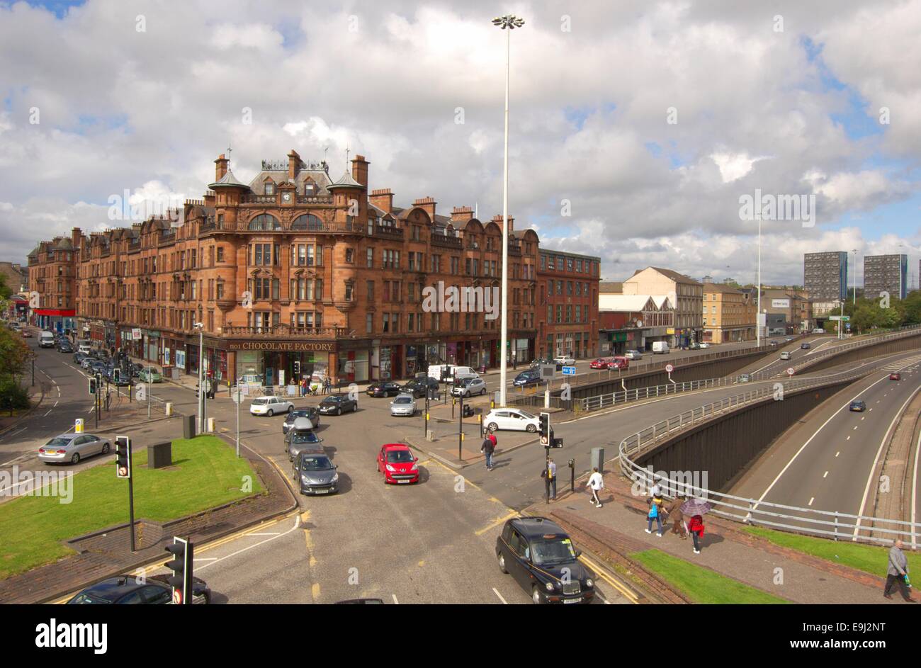 Charing Cross in Glasgow, Scotland Stock Photo Alamy