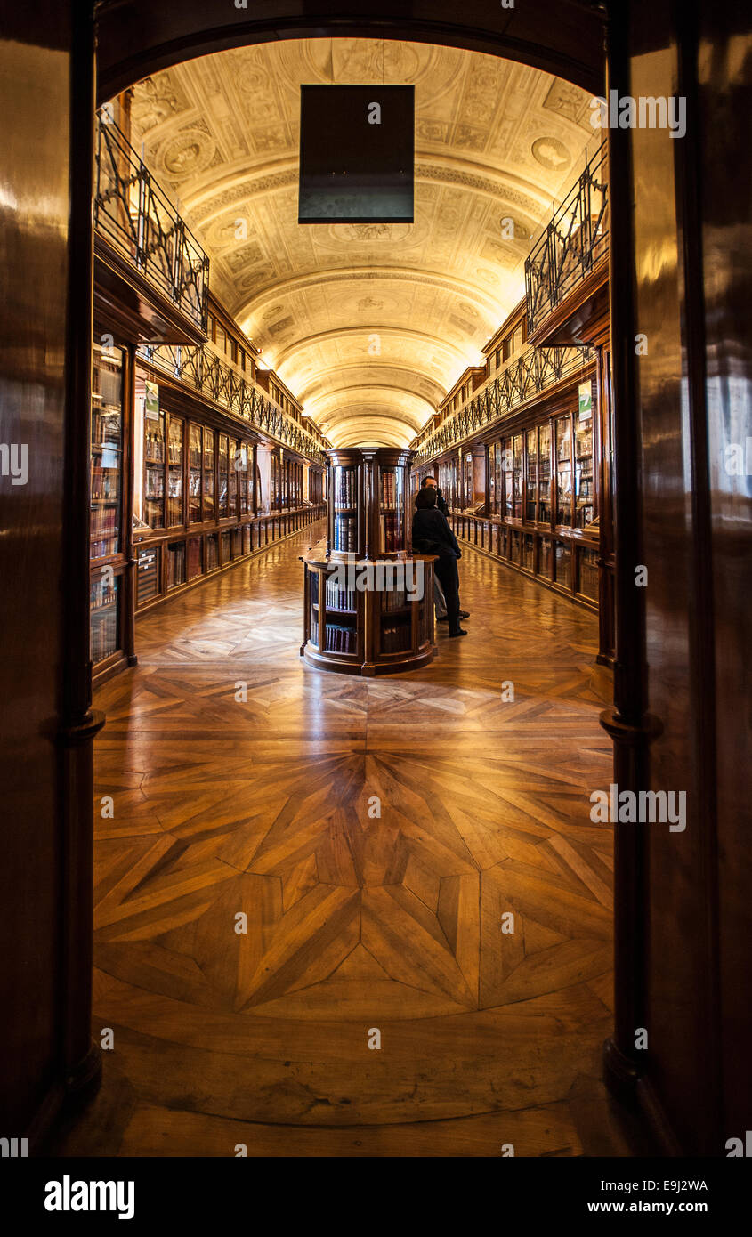 Turin Library Turin, Italy. 28th October, 2014. Royal Library of Turin. Presentation ...