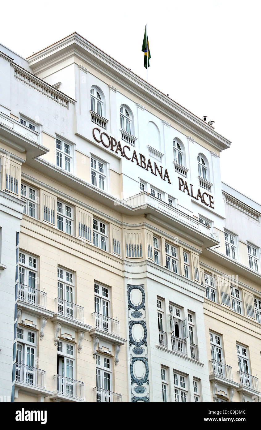 Belmond Copacabana Palace Rio de Janeiro Brazil Stock Photo