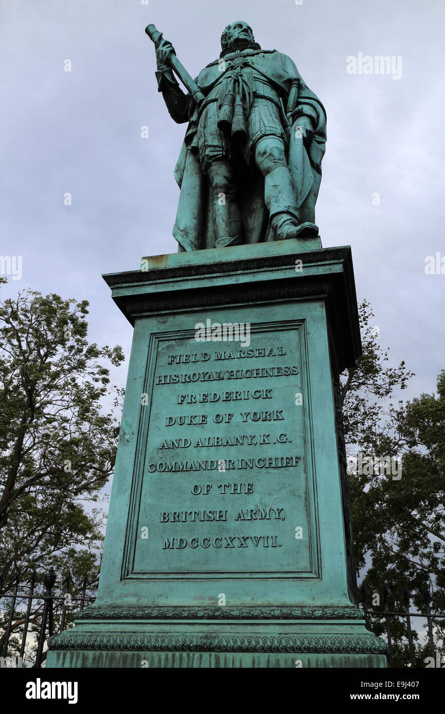 Bronze Statue And Pedestal By Thomas Campbell Of Frederick Duke Of