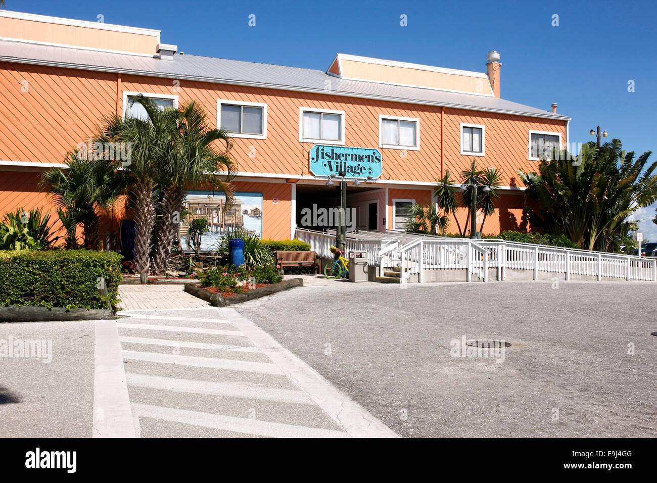 Fisherman's Village shopping mall in Punta Gorda FL Stock Photo