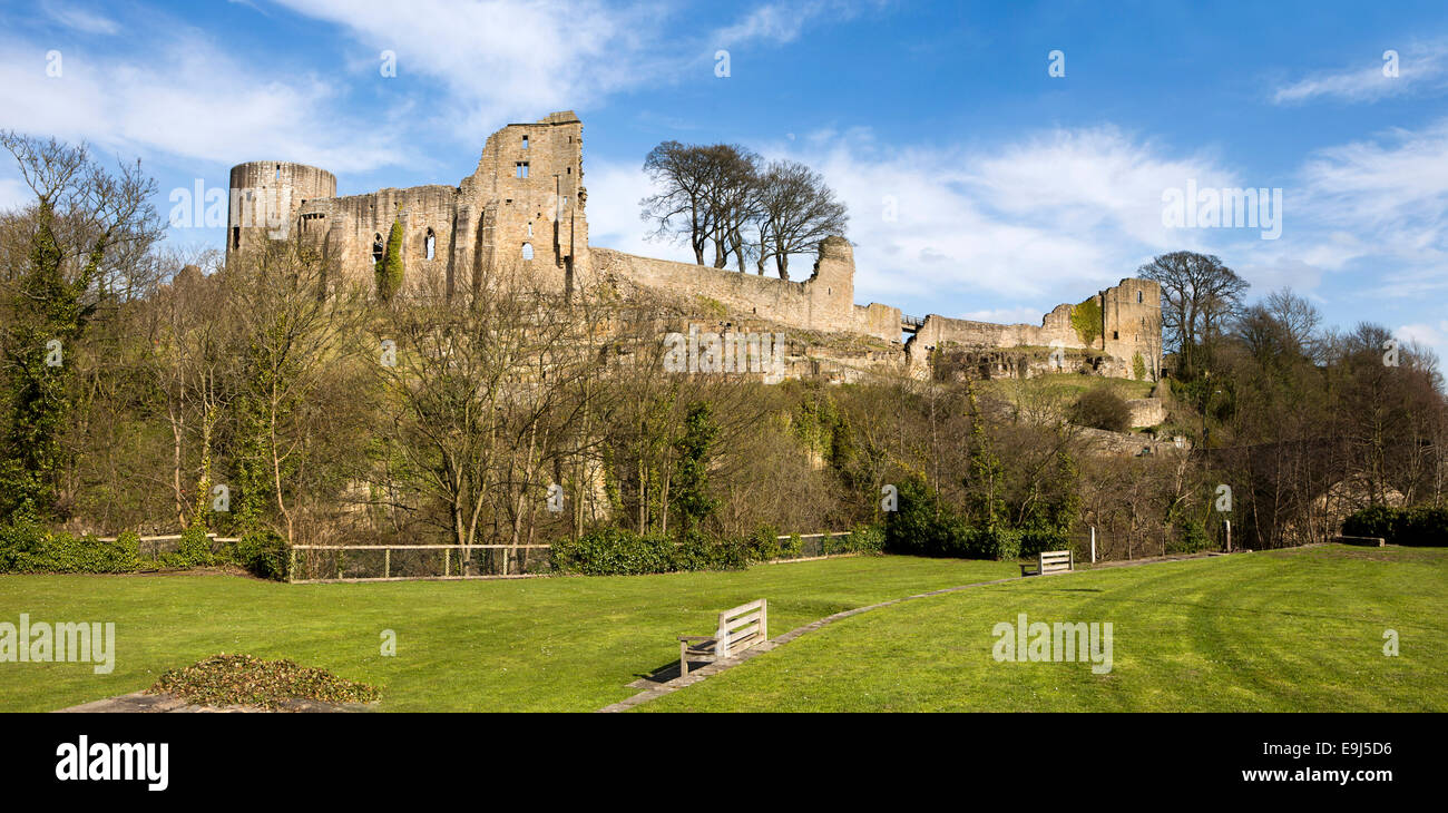 UK, Country Durham, Barnard Castle, panoramic Stock Photo Alamy