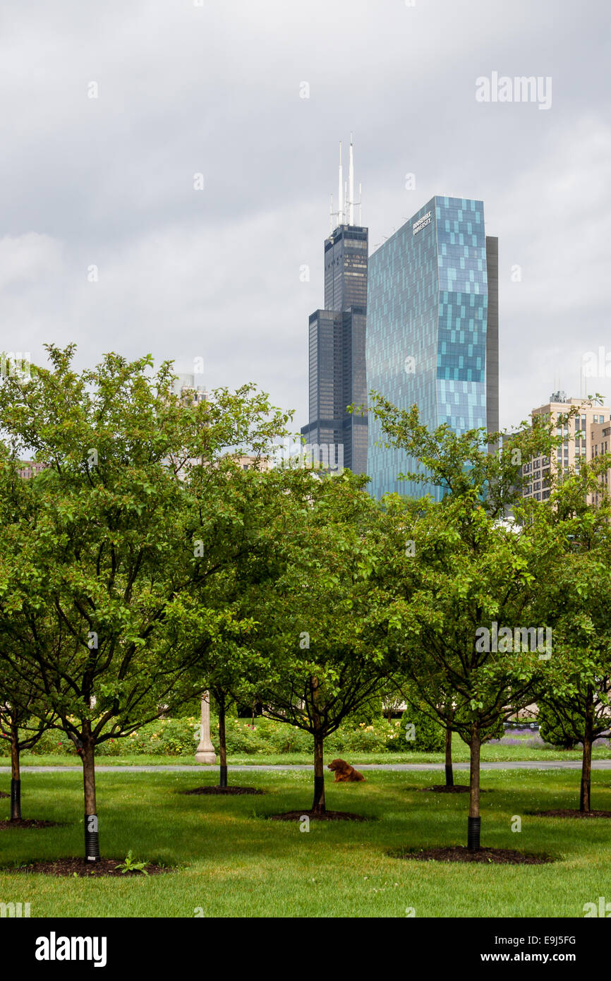 Grant Park in Chicago Stock Photo - Alamy