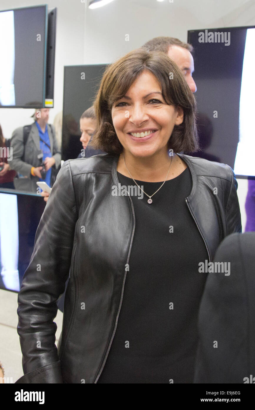 Anne Hidalgo, Mayor of Paris, opens the exhibition "Women Fashion Power ...