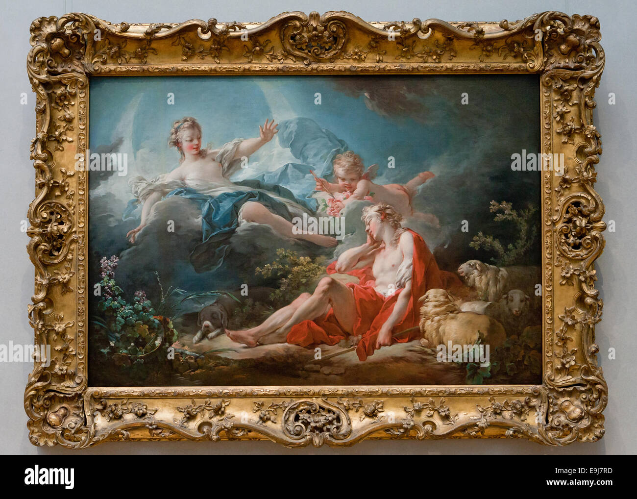 Diana and Endymion by Jean Honore Fragonard, 1756 Stock Photo: 74774657 ...