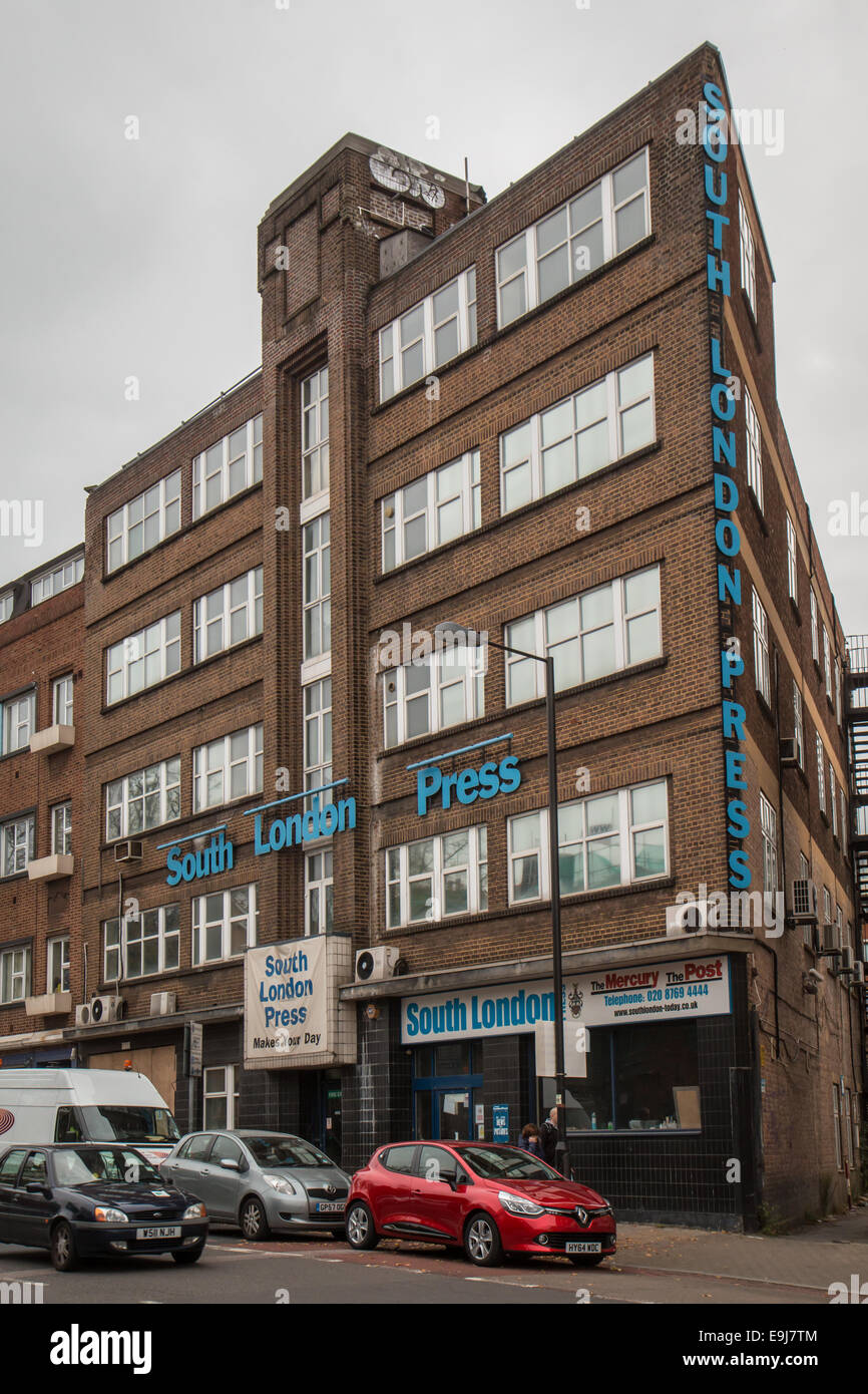 Headquarters of the South London Press Stock Photo