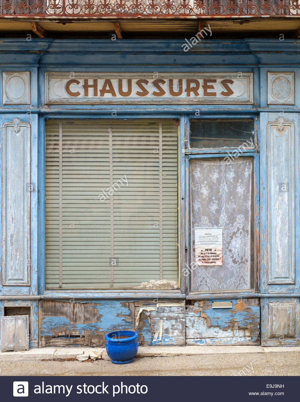Old French Store Front High Resolution Stock Photography