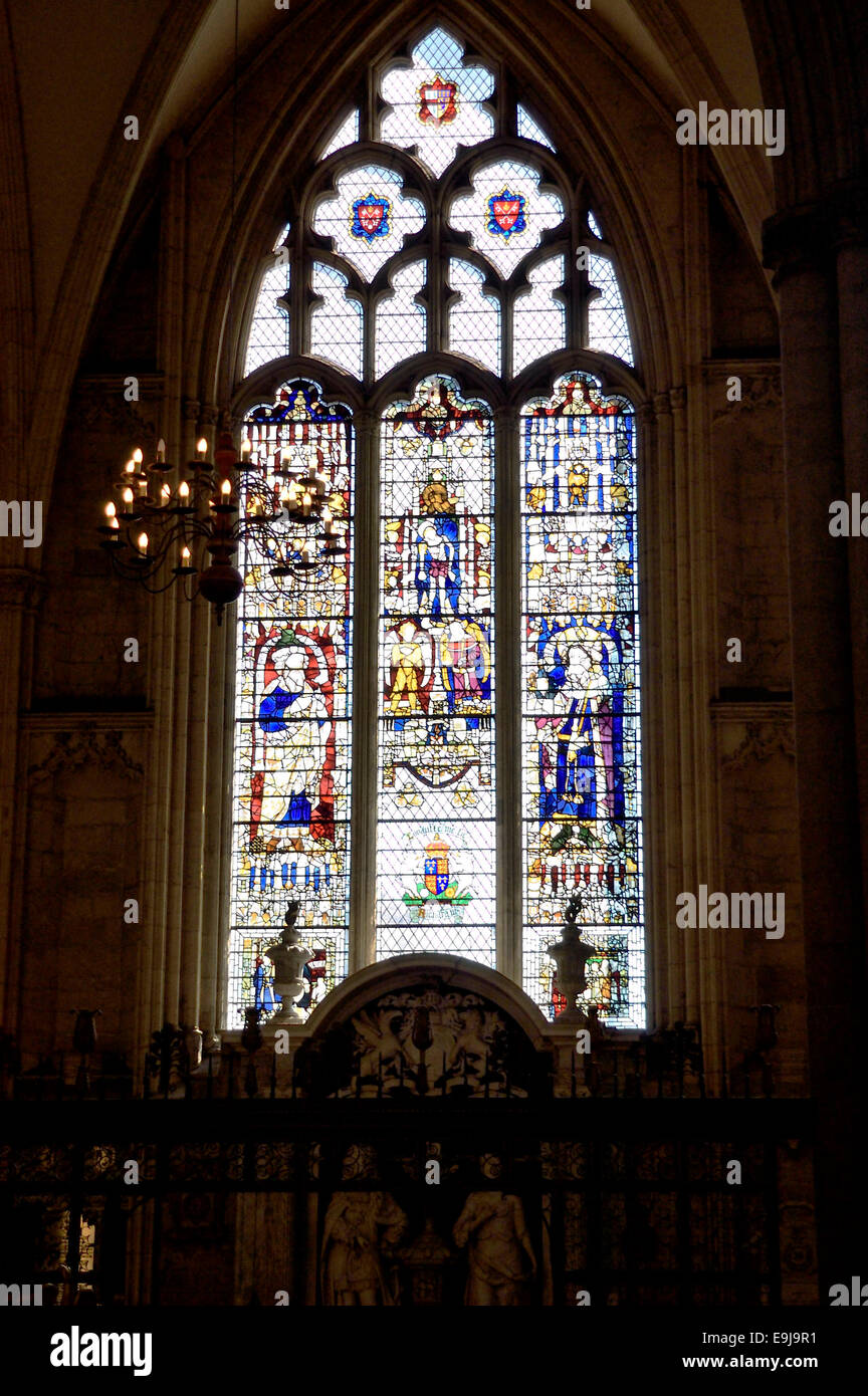 York Minster, Richard III, Stained Glass Window, York, England 030914 0289 Stock Photo Alamy