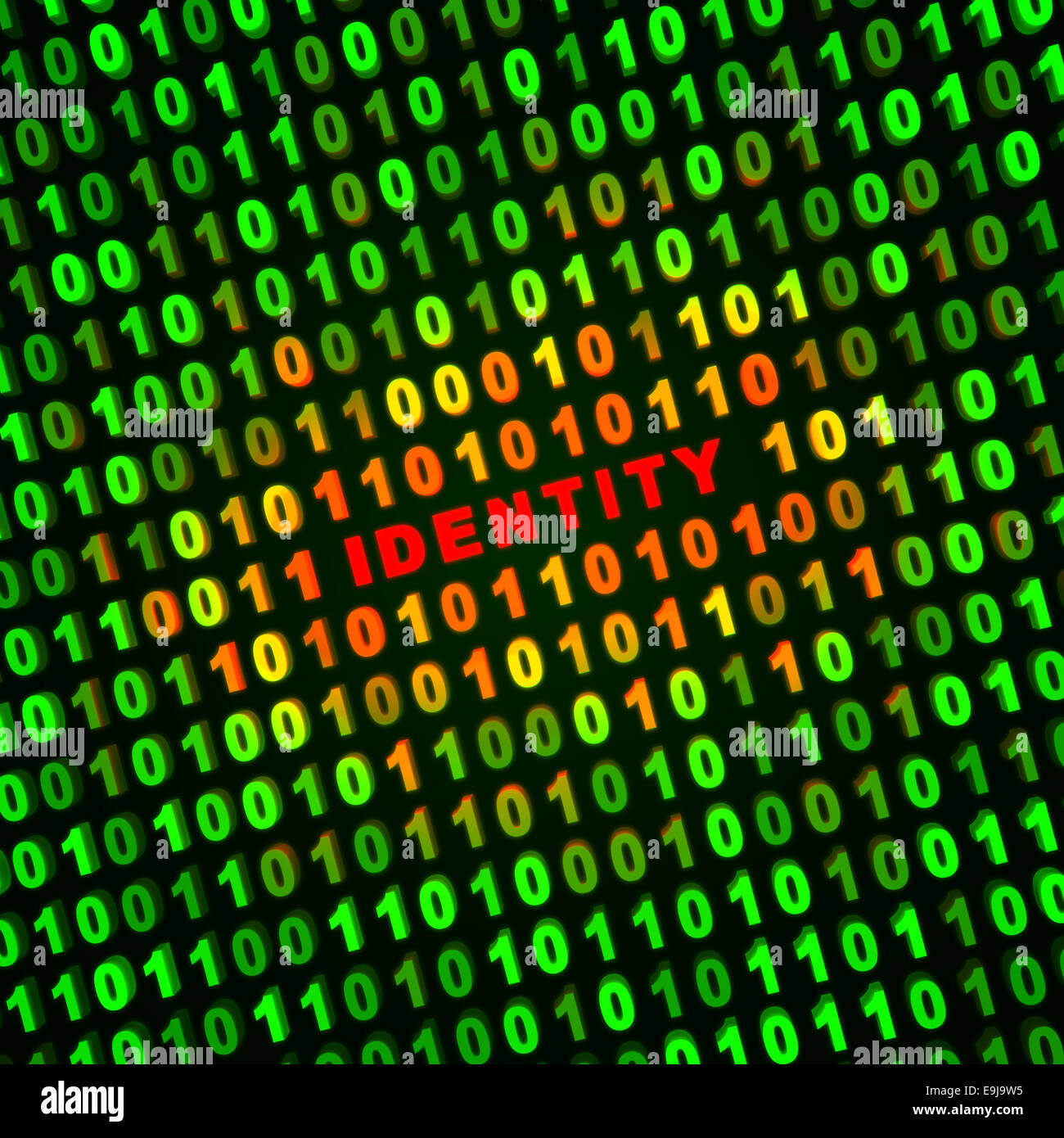 Computer abstract background - identity Stock Photo