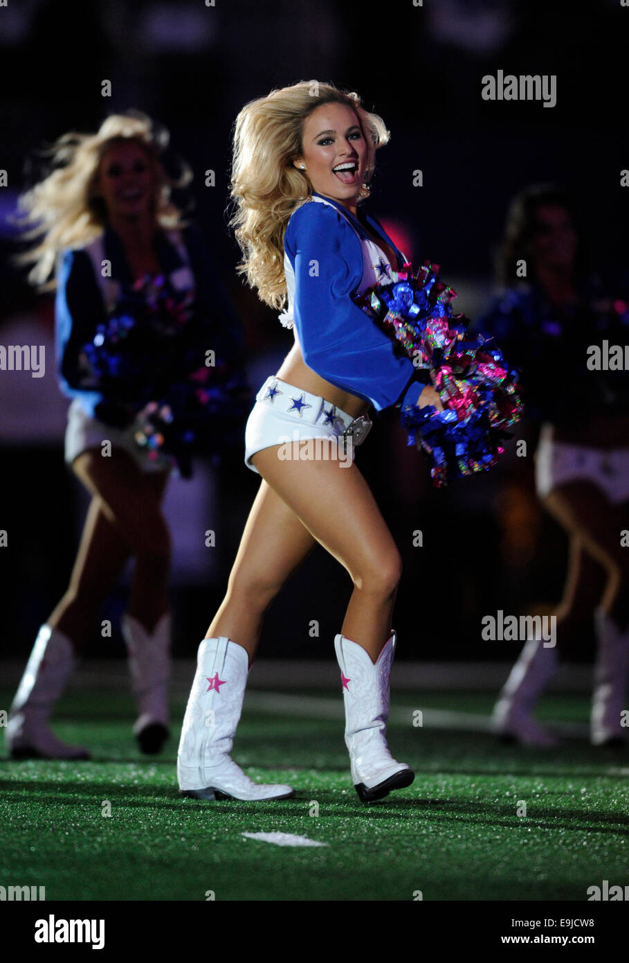 October 27, 2014 The Dallas Cowboys Cheerleaders perform