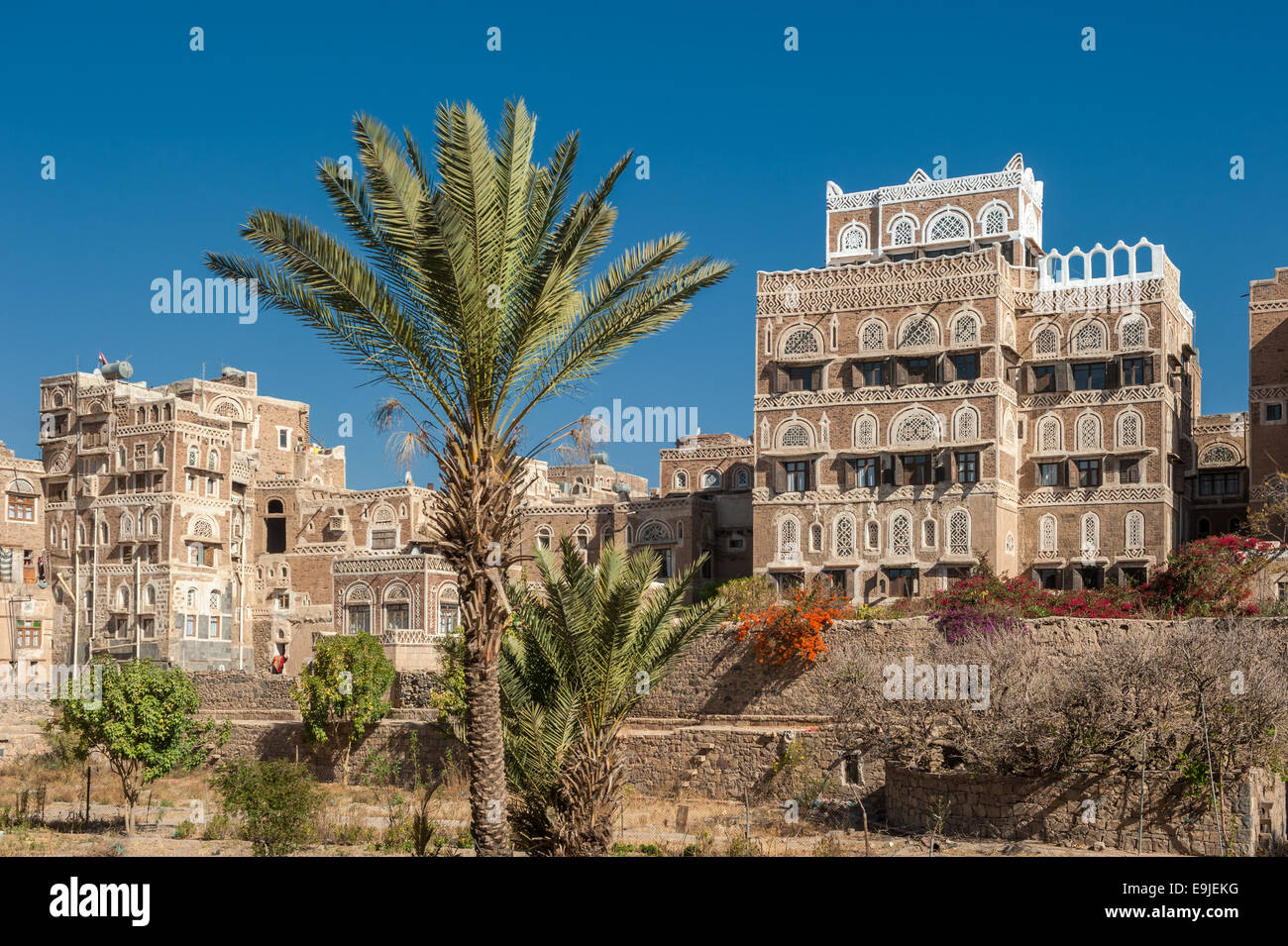 Streets of Sanaa, Yemen Stock Photo Alamy