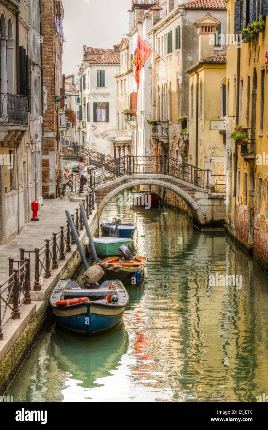 Water channel in Venice, Italy Stock Photo Alamy