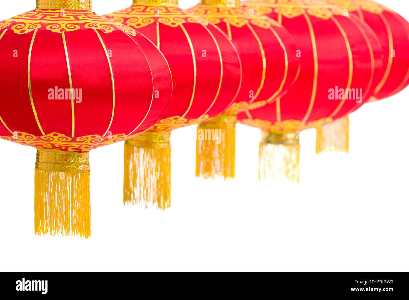 Row lanterns hanging on hi-res stock photography and images - Alamy