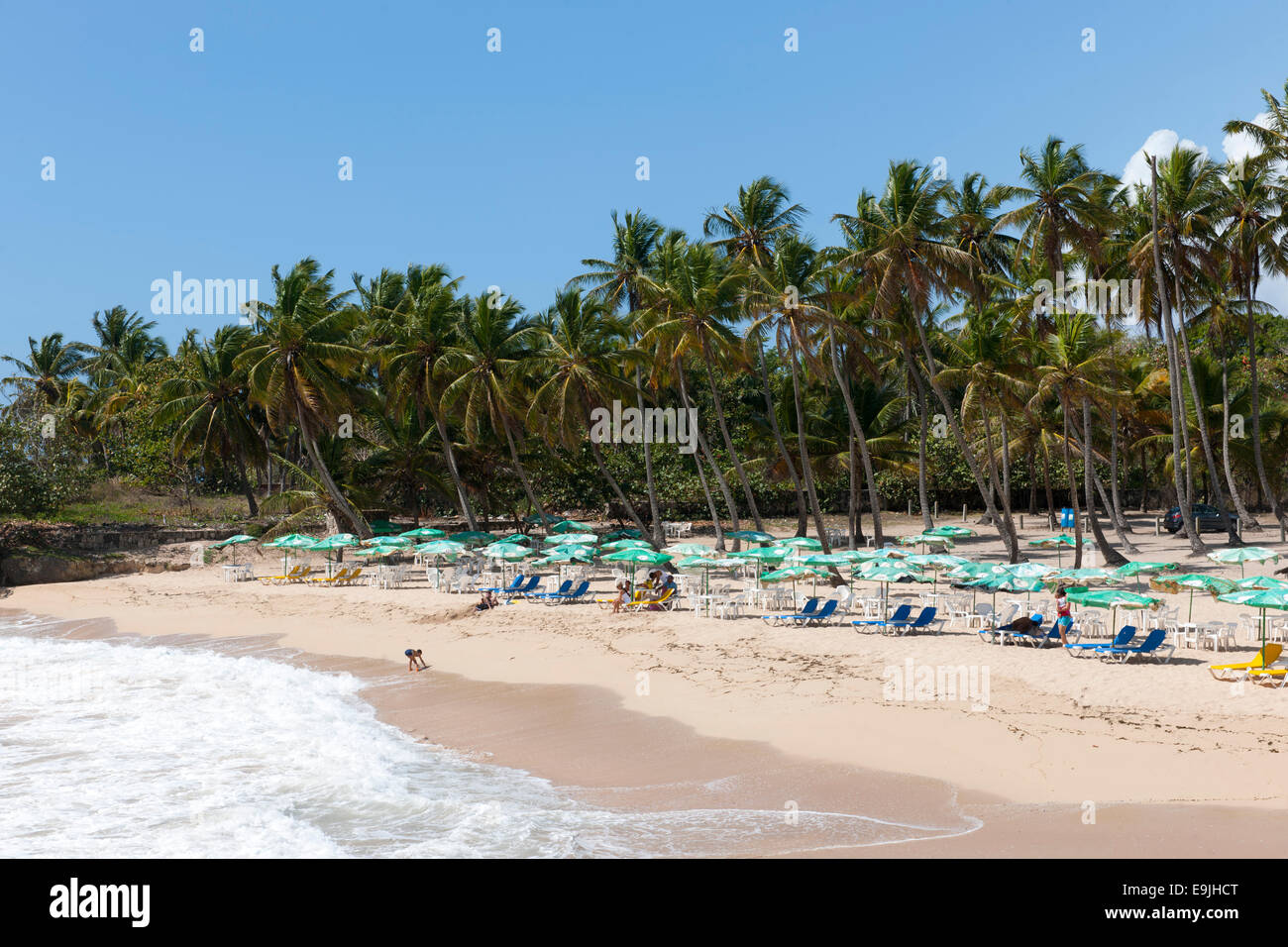 Dominikanische Republik, Osten, Juan Dolio, Playa Caribe Stock Photo