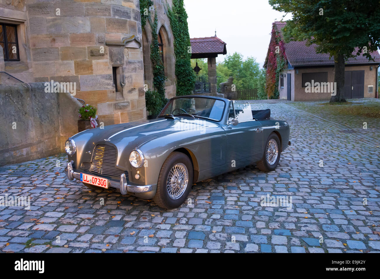 Aston Martin DB2 Drophead, Bamberg, Upper Franconia, Bavaria, Germany Stock Photo