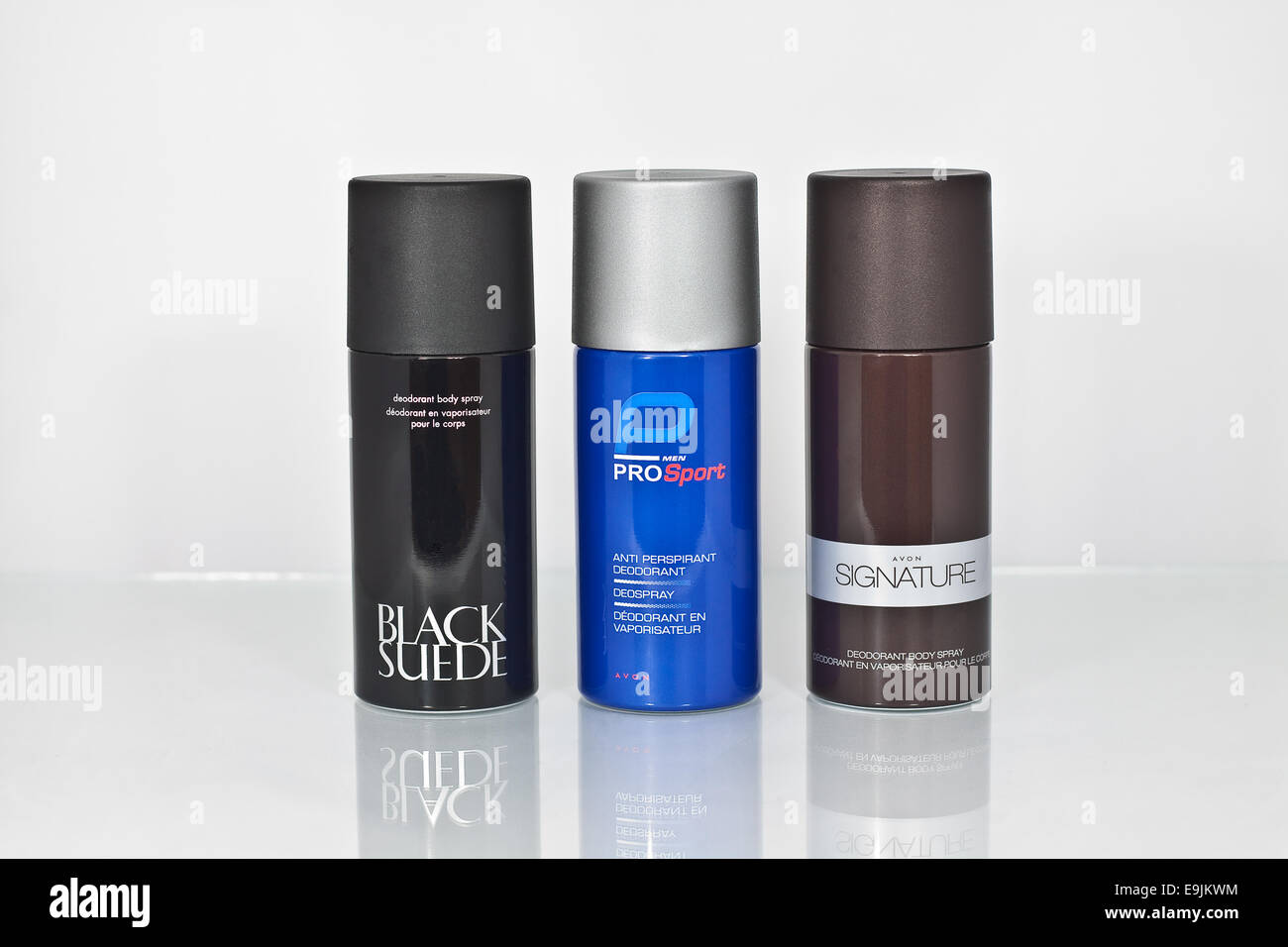 Avon Male Grooming Products Stock Photo